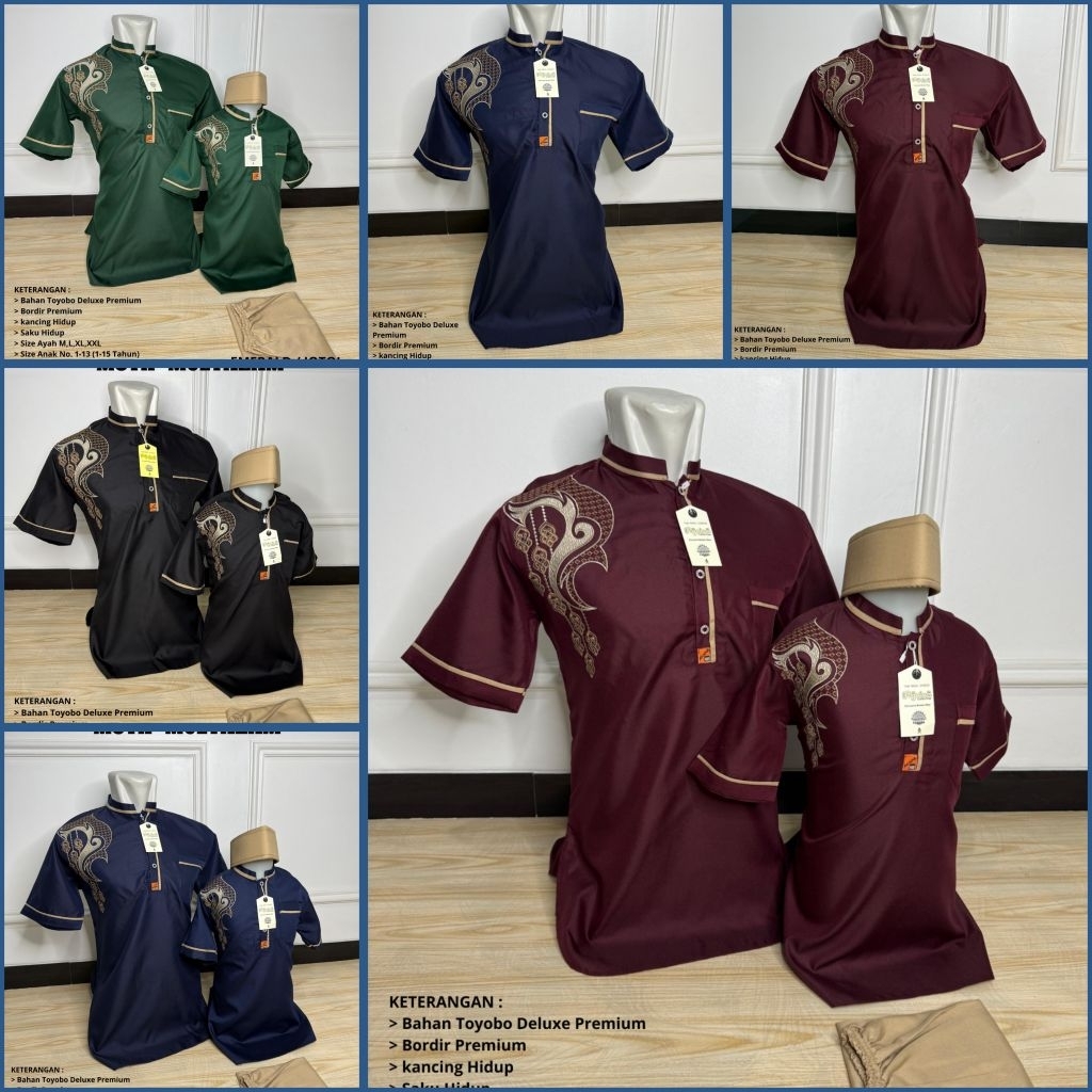 Koko Couple Ayah dan Anak Model Kurta Terbaru 2026