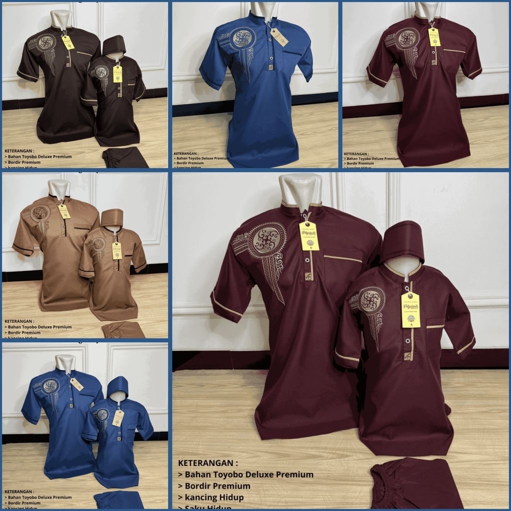 Baju Koko Couple Ayah Dan Anak koko Couple Ayah Anak Baju Koko Couple Baju Koko Dewasa Baju Koko Ana