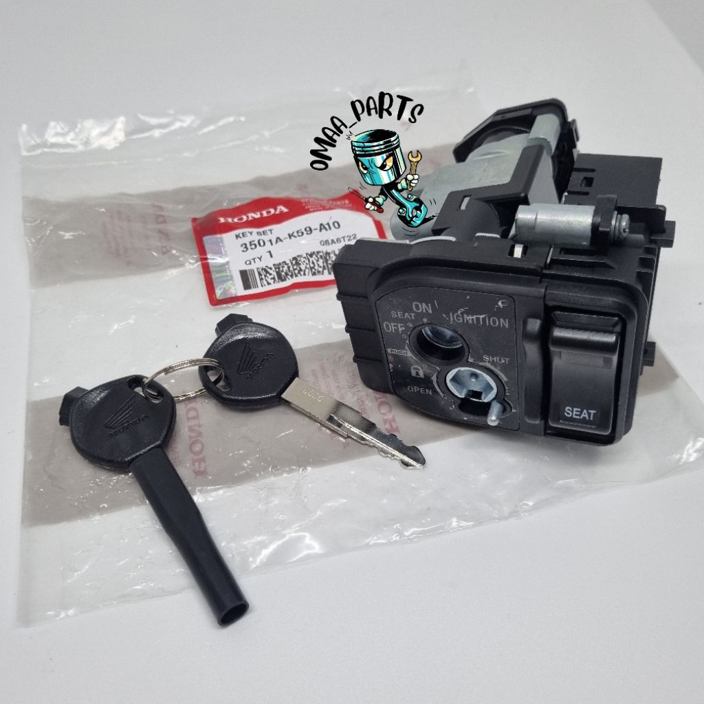 KUNCI KONTAK ASSY KEY SET MOTOR VARIO 150 LED ESP 125 FI F1 NEW