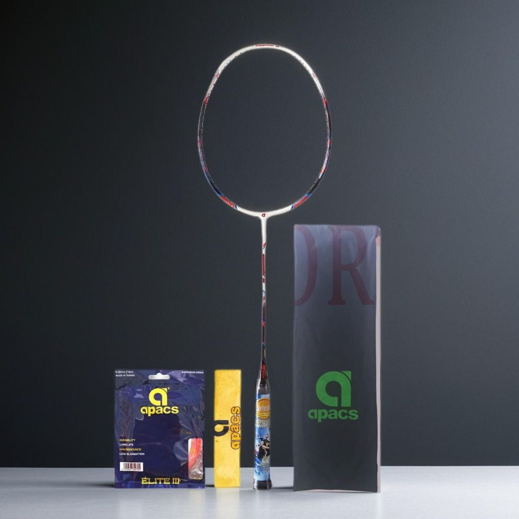 Raket Badminton Apacs Commander 60 Bonus Komplit Apacs Commander 60