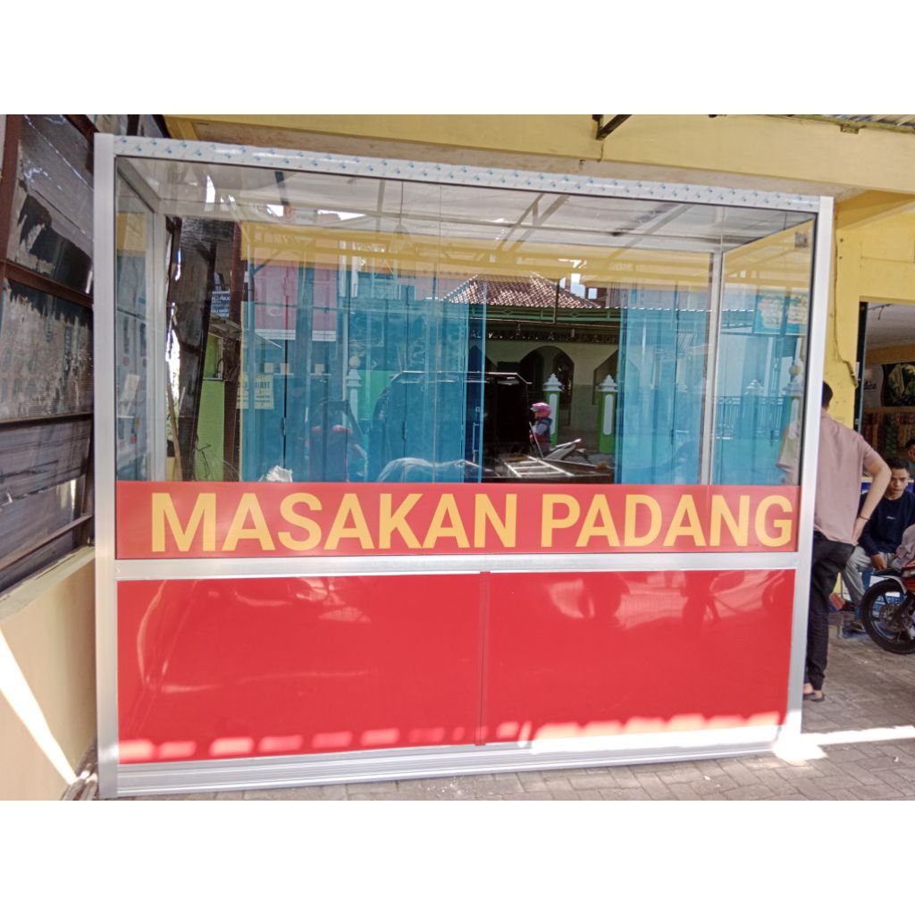 etalase warung padang