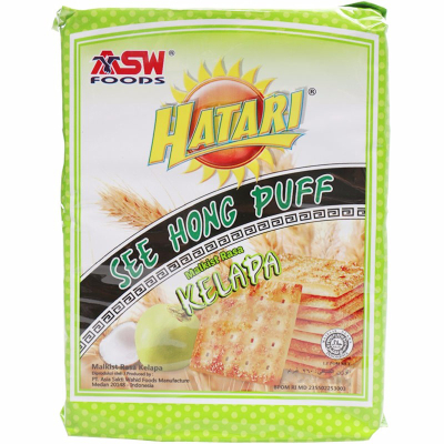 

Hatari See Hong Puff Malkist Crackers Rasa Kelapa 245 g