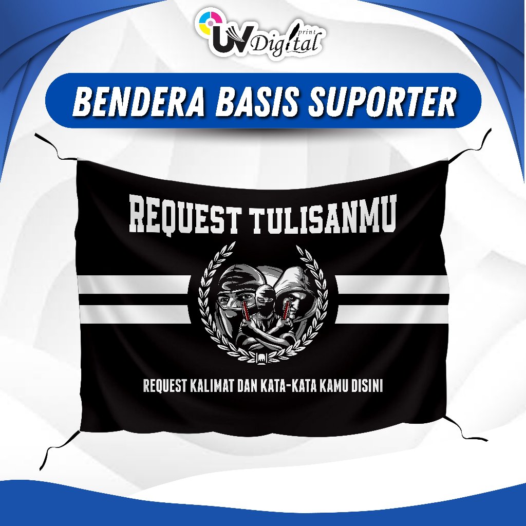 BENDERA SUPORTER JUMBO BEBAS REQUEST | BENDERA KOMUNITAS | BENDERA ULTRAS