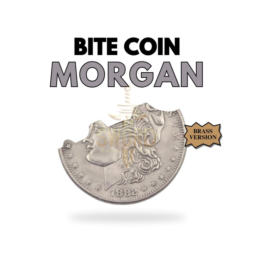 Sulap Bite Coin Morgan Dollar - Coin Bite Morgan - Koin Gigit Morgan - Coin Magic - Sulap Koin - Tok