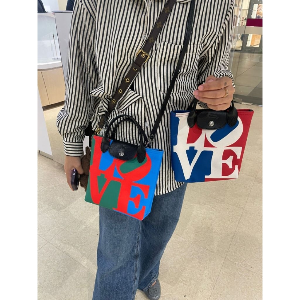 READY STOK LC ROBERT INDIANA TOP HANDLE crossbody bag, NEW