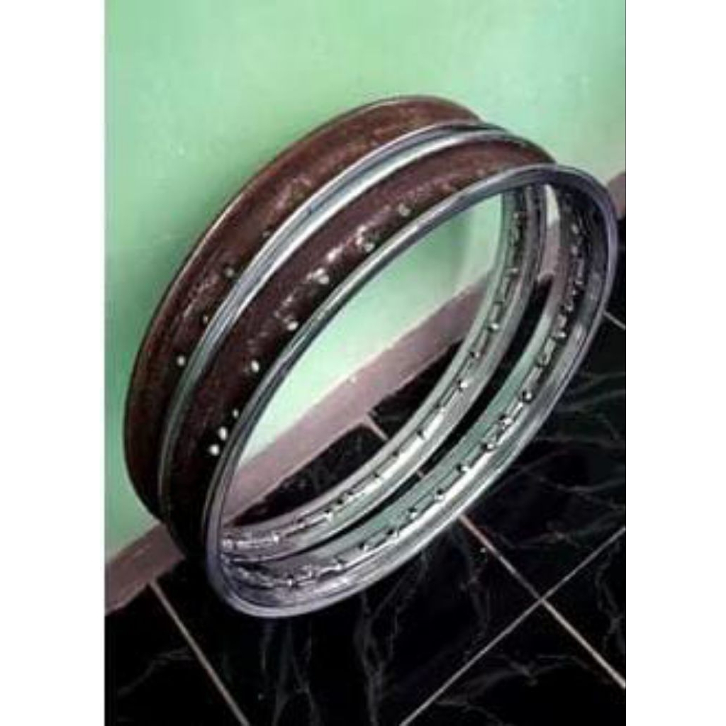 velg klontongan pelek besi ring 17 did