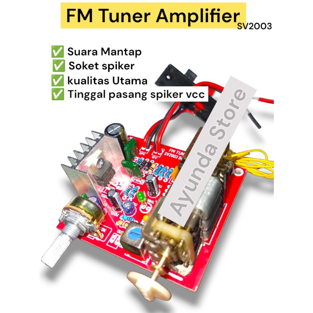 Kit Radio Tuner FM Amplifier