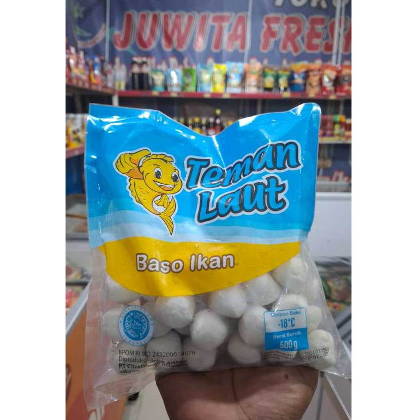 Teman Laut Baso Ikan 500g / Baso Ikan Teman Laut