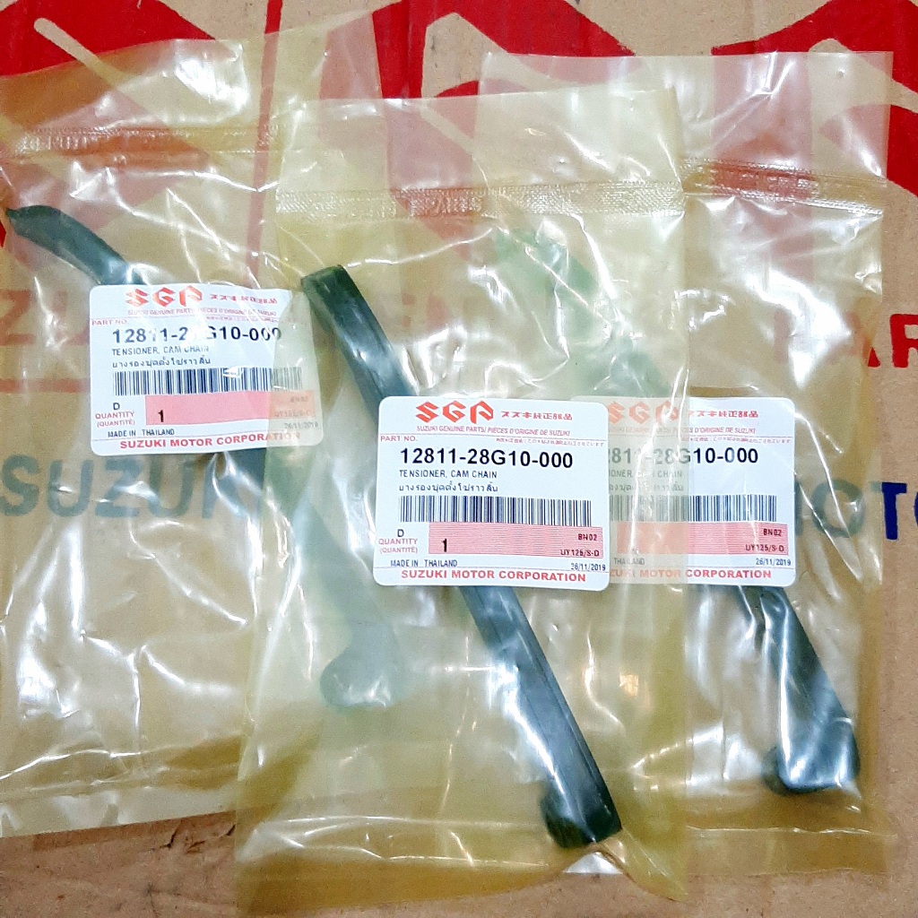 Lidah karet tensioner cam chain atas spin skydrive skywave 125 hayate  12811-28G10-000  original