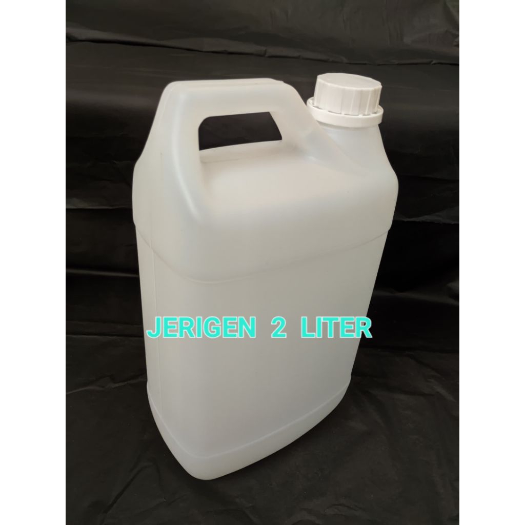 Jerigen 2 liter Baru Tutup Segel