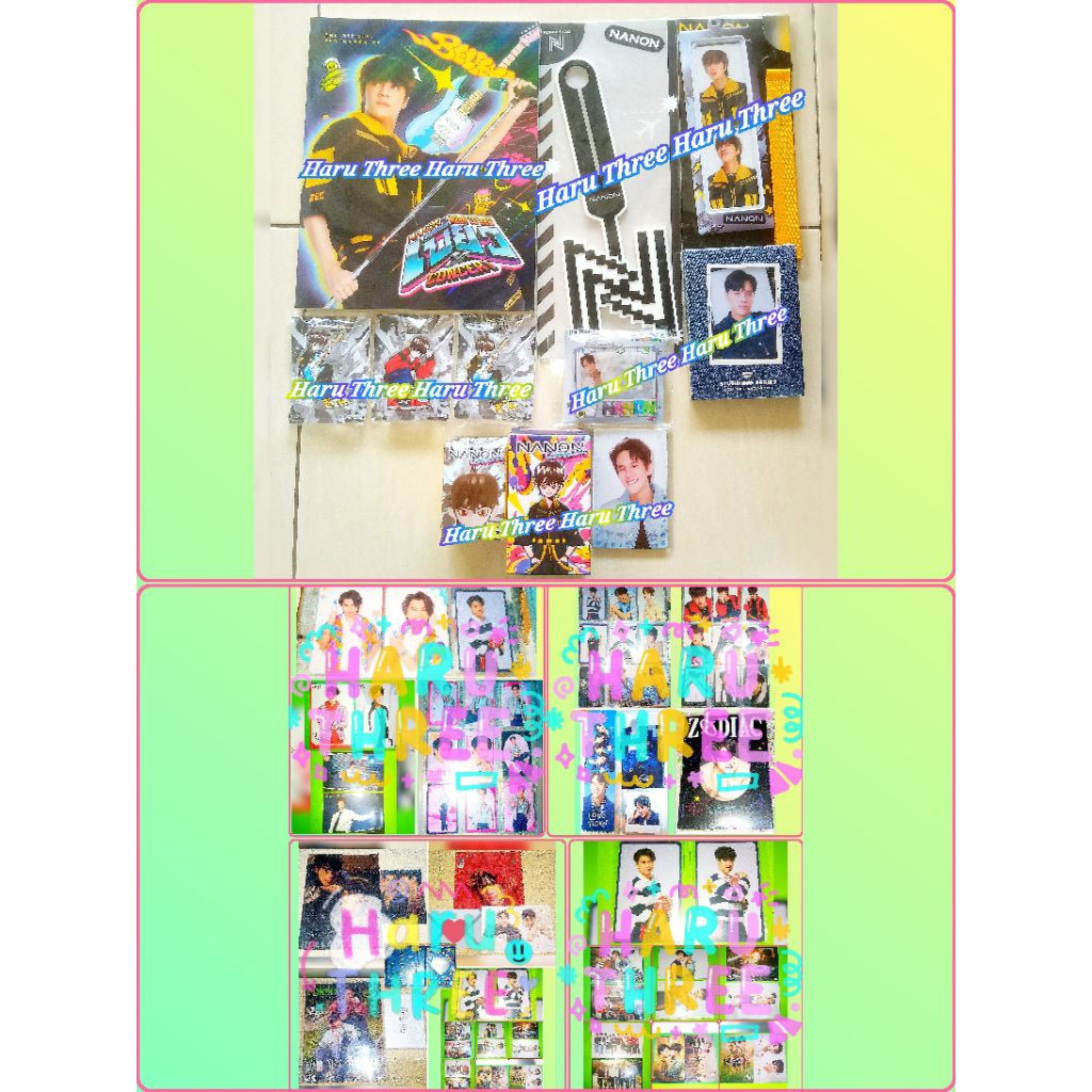 Take All Mystery Box Nanon Mbox and Ohm Pawat OhmNanon Collection Zodiac Photocard Set Gmmtv Bad Bud