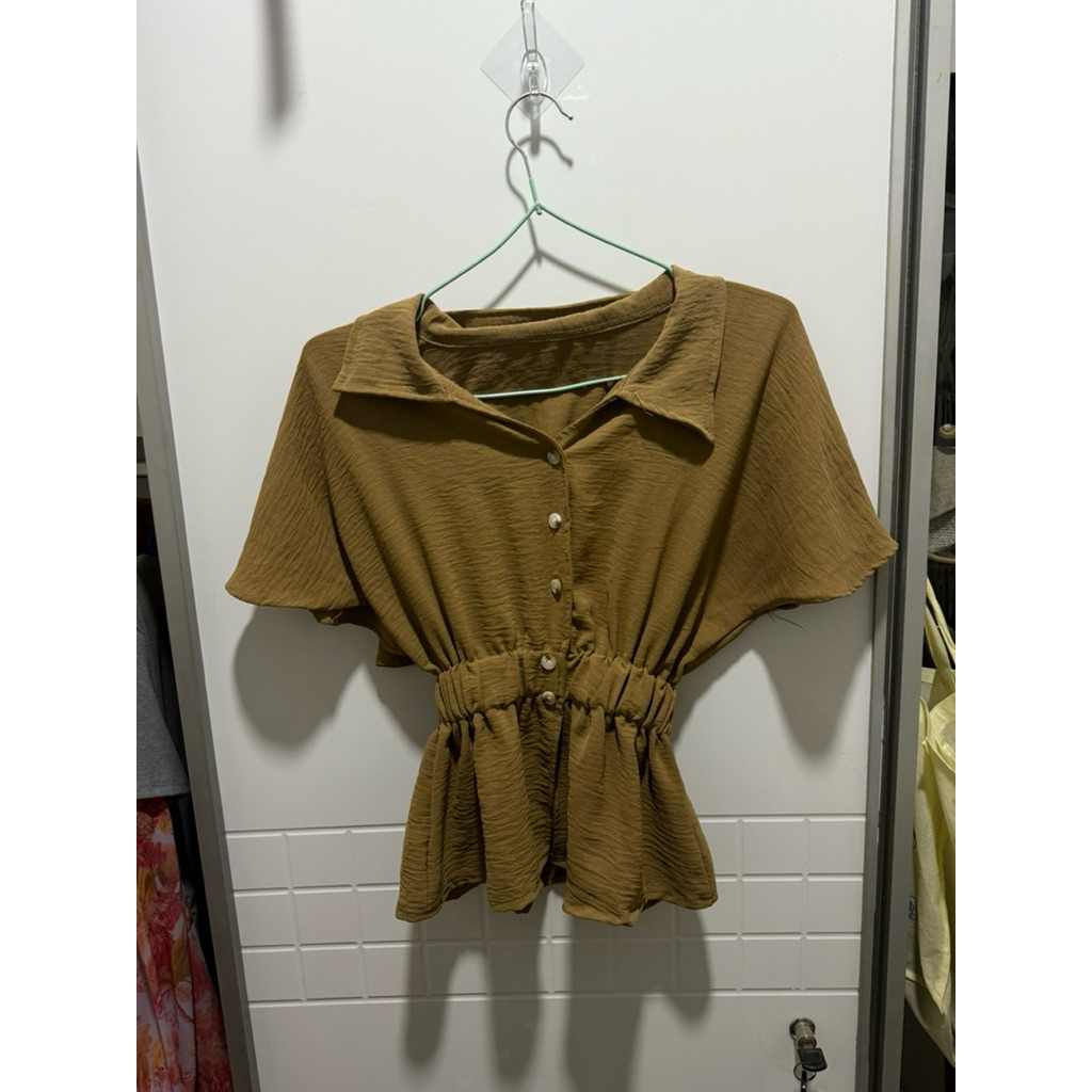 (preloved) blouse coklat