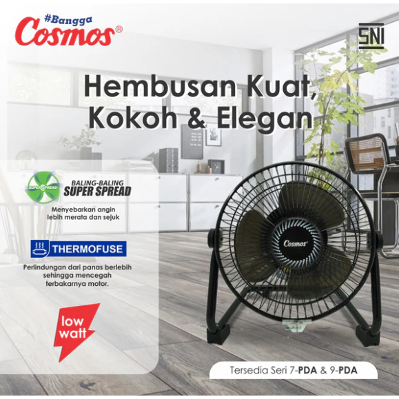 Cosmos Kipas Angin Besi 2 in 1 - 9-PDA