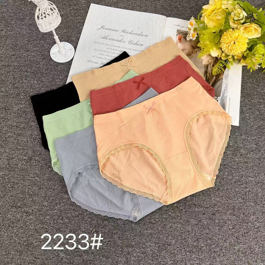 CD Youyalongmin 1002/2222/2233 Celana dalam wanita katun motif polkadot CD renda gaya jepang Dewasa