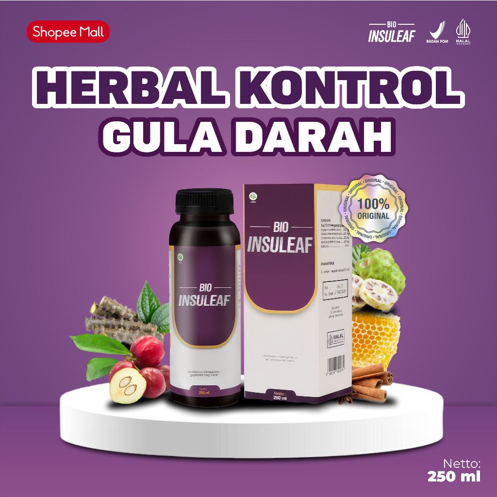 

Bio Insuleaf 250ml – Herbal Alami Kontrol Gula Darah dan Trigliserida