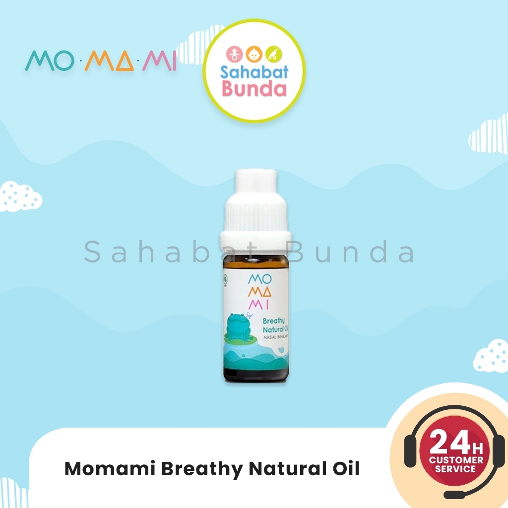 Momami Breathy Natural Oil 10ml for Baby - Essential Oil untuk Pernafasan Hidung Tersumbat Anak Bayi