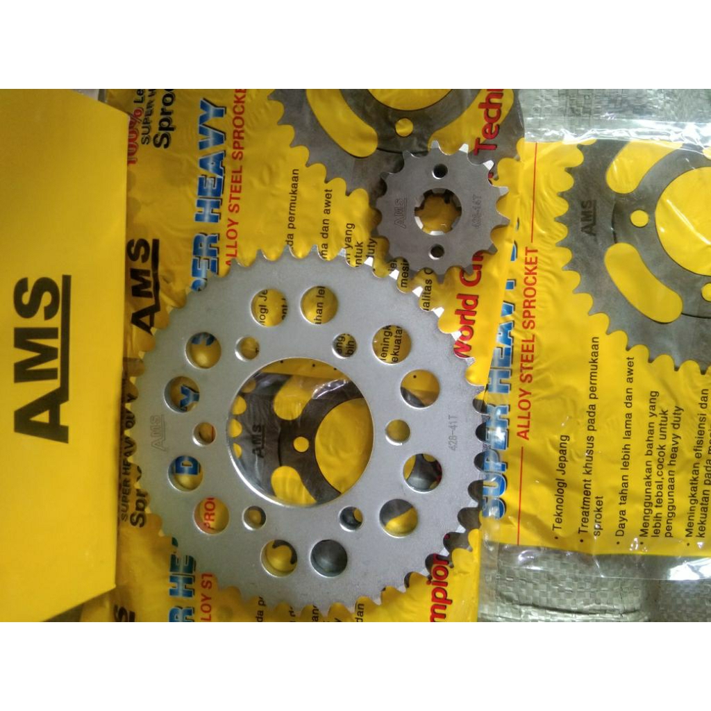 Gear Gir set  Cb 150 new CB 150X Depan belakang AMS Racing