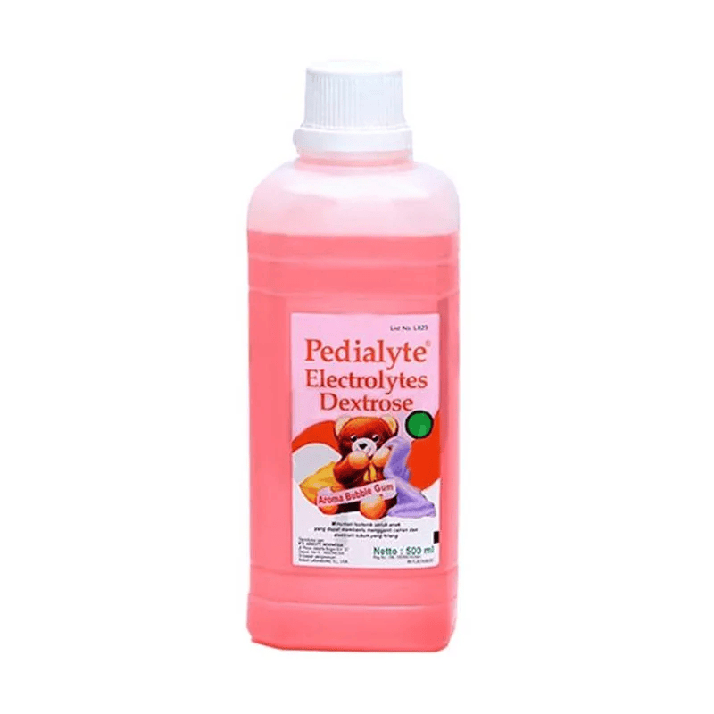 PEDIALYTE ORALIT BUBBLE GUM 500 ML UNTUK MEMENUHI CAIRAN TUBUH DIARE