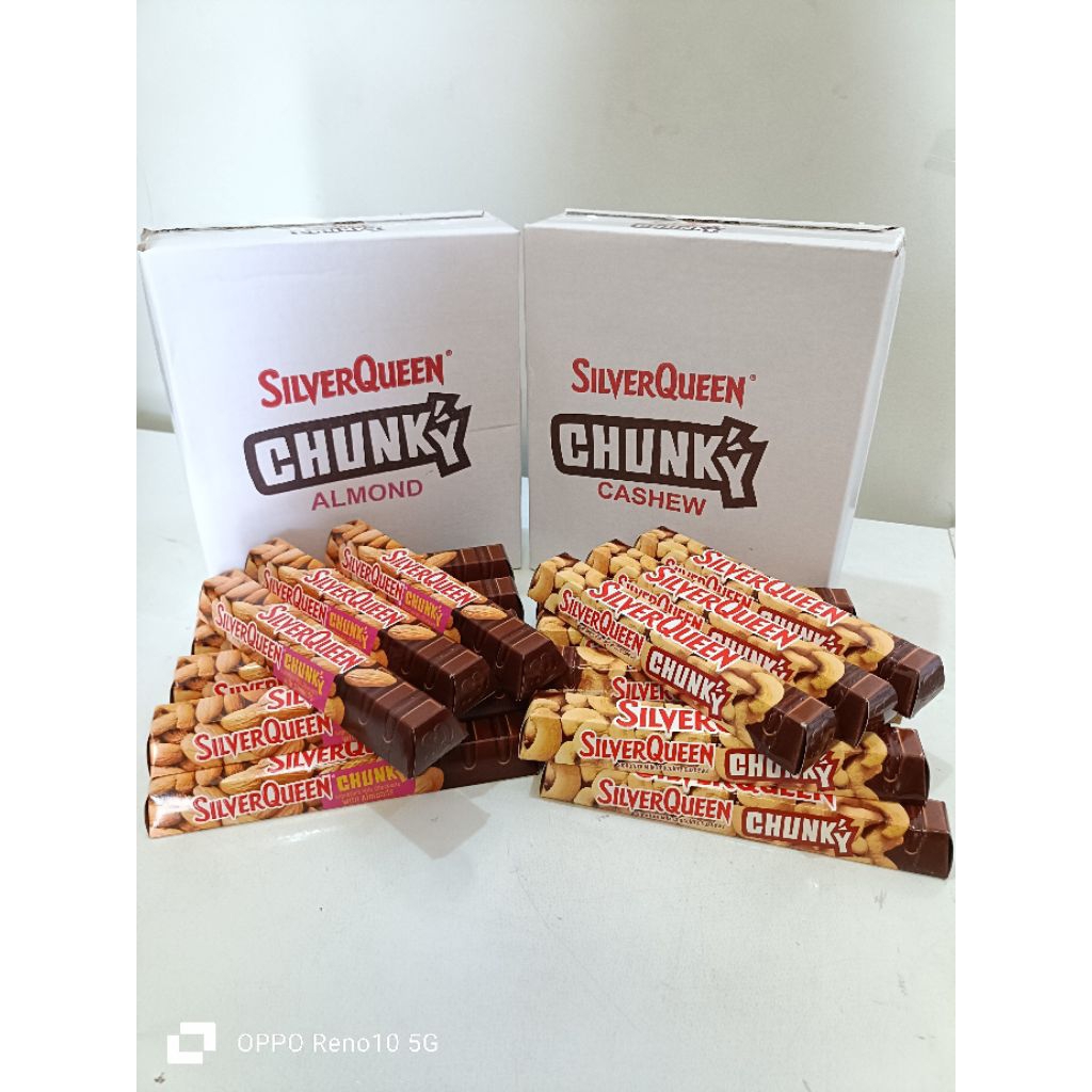 

Silverqueen Chungky Cashew Mede 85gr isi 10 Pcs