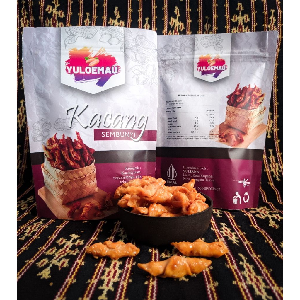 Kacang Sembunyi/Kacang/Camilan/Makanan Ringan/UMKM/Cemilan Lokal