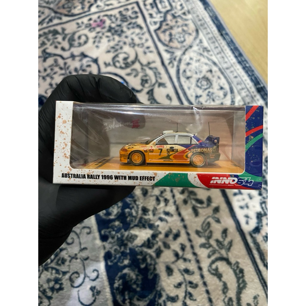 inno64 lancer evo 3 diecast 1/64 australia 1996 dirty