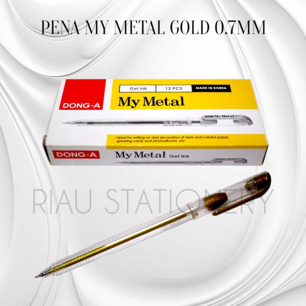 

PULPEN MY GEL DONG-A / MY GEL PULPEN WARNA GOLD METAL