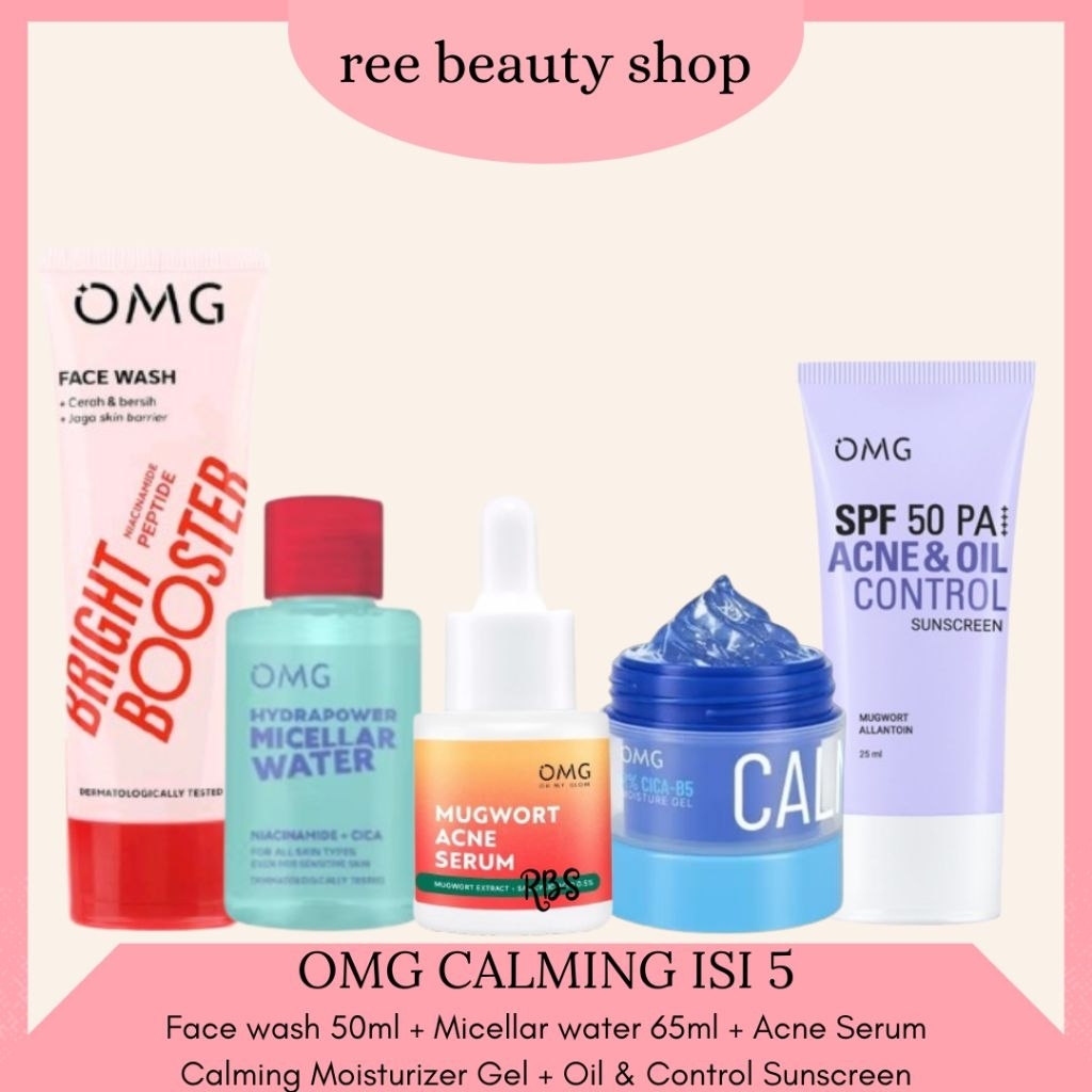 OMG Oh My Glow Skincare 1 Paket Lengkap Skincare Remaja Mencerahkan