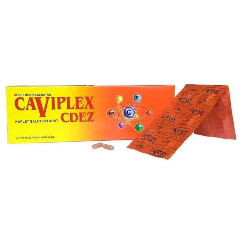 Caviplex CDEZ 1 Strip isi 10 Tablet (Multivitamin dan Mineral)