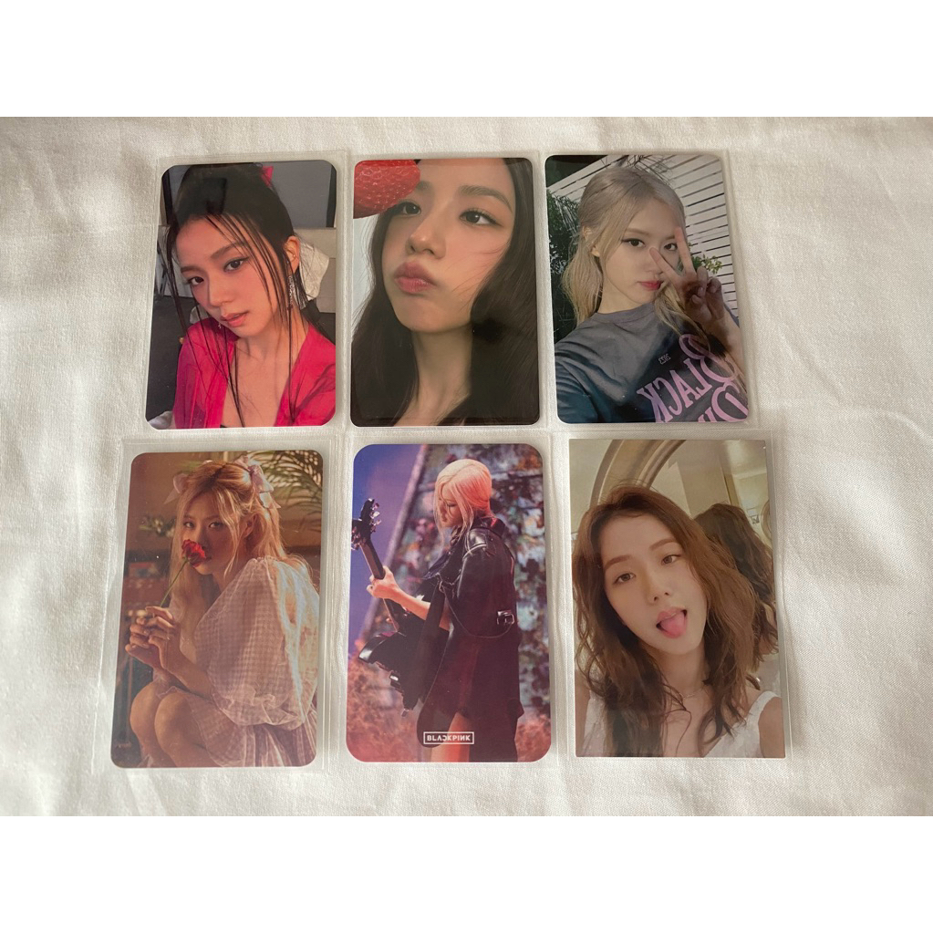 [OFFICIAL] Jisoo rose photocard Broadcast