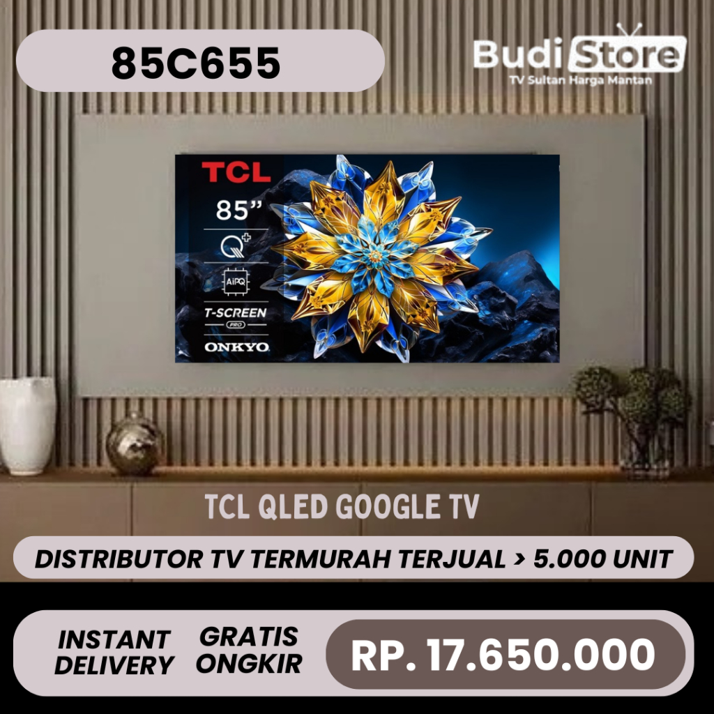 TCL QLED GOOGLE TV 85C655 85inch
