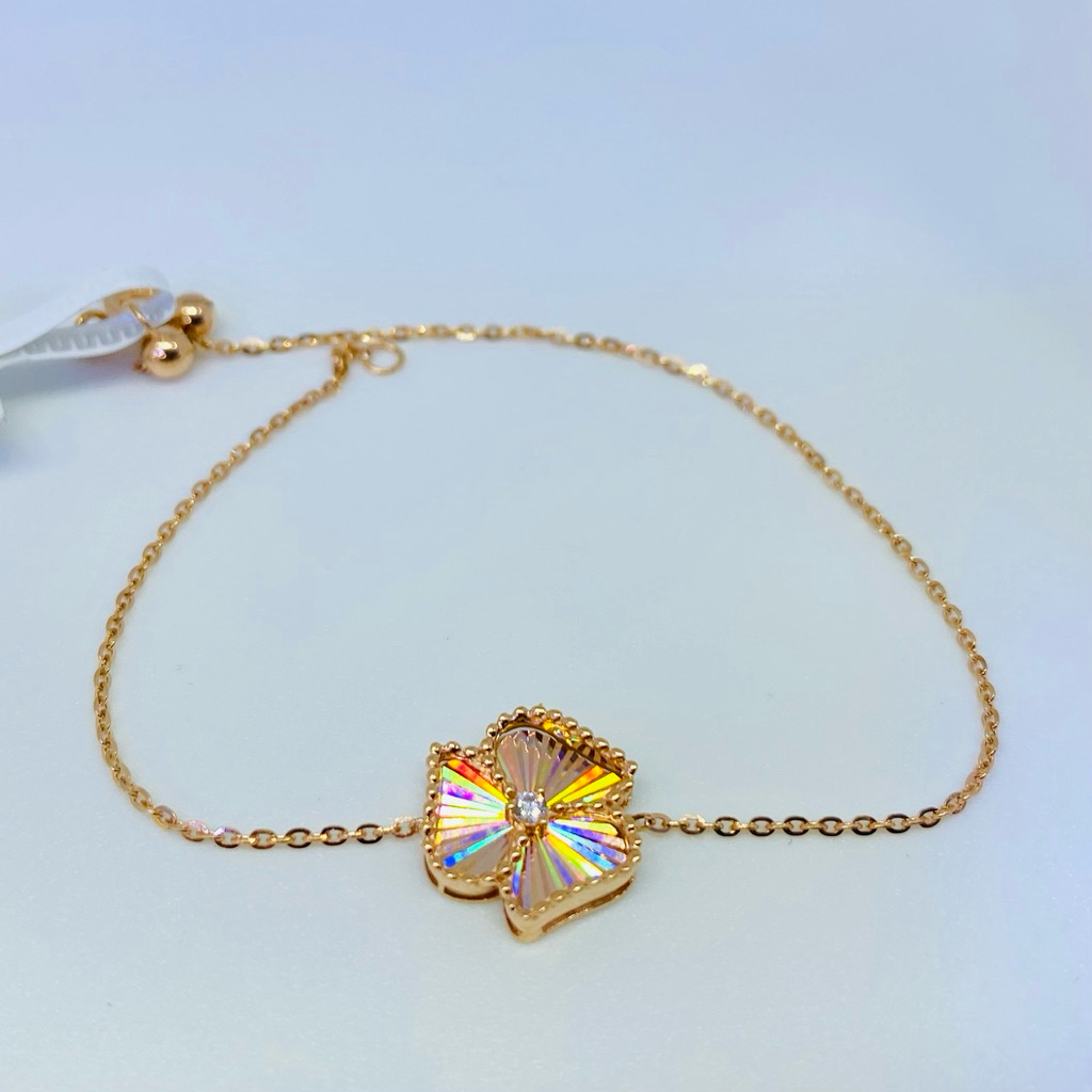 gelang emas fashion 750%17/18k