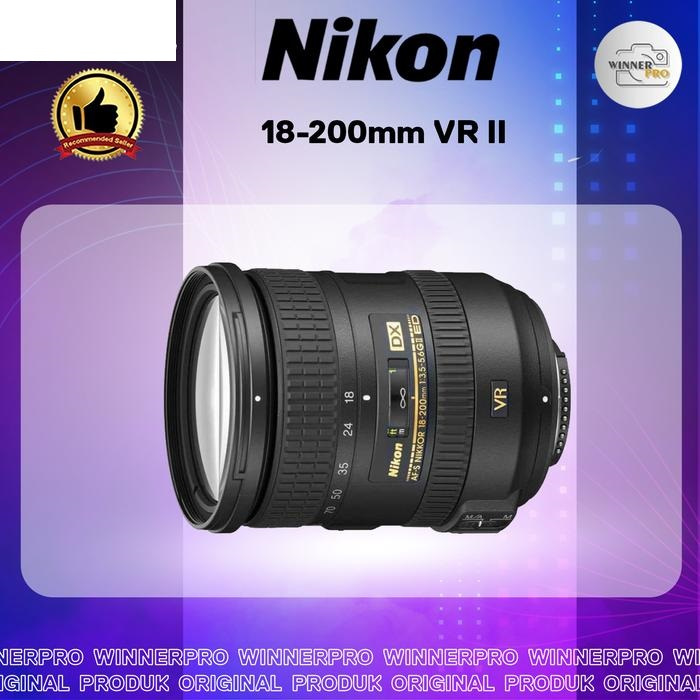 LENSA NIKON 18-200mm VR II