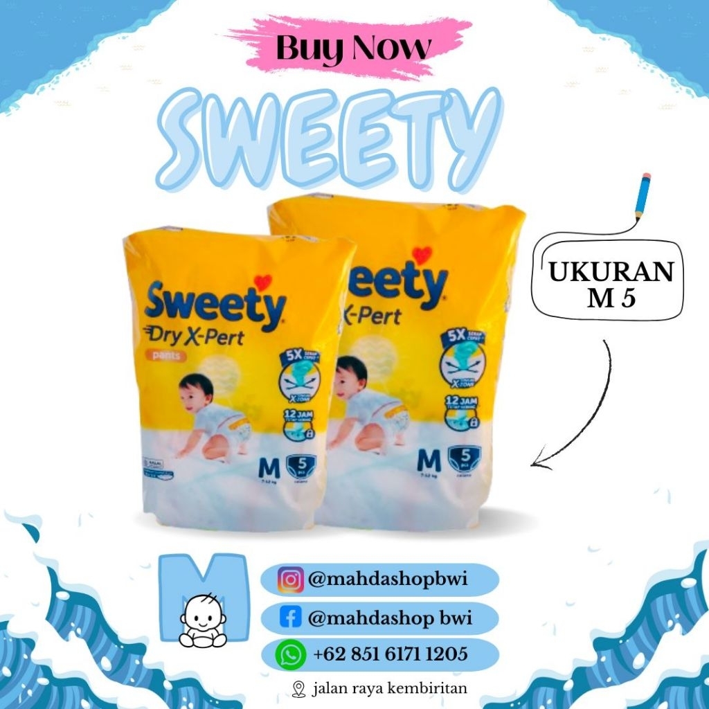 Pampers Sweety / Sweety Pampers bayi / Pampers bayi / Sweety Pampers / Sweety