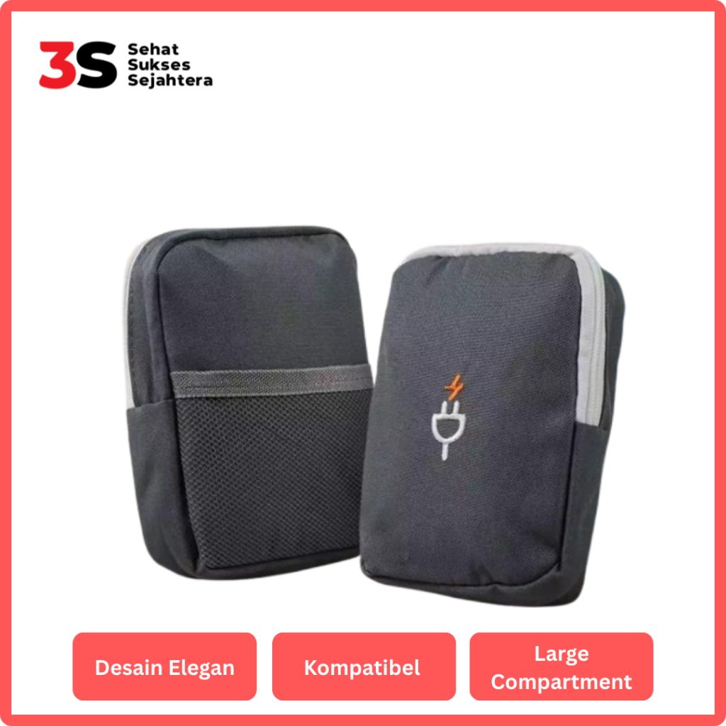 JFactory Tas Selempang Wanita Model Totoro Simple Penyimpanan Gadget Tas Organizer