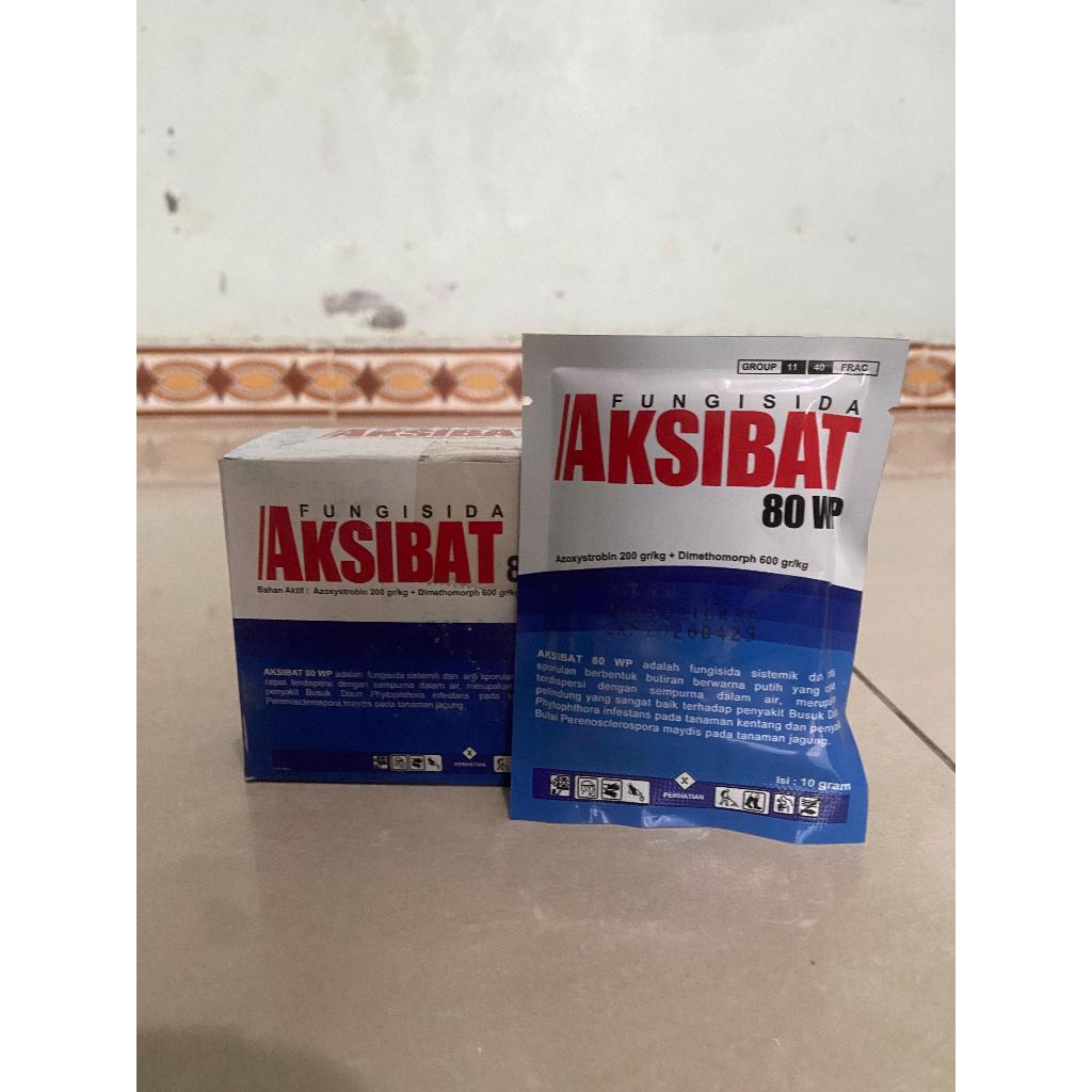 Fungisida Sistemik Untuk Bulai Dan Busuk Daun Jagung AKSIBAT 80WP 10GR