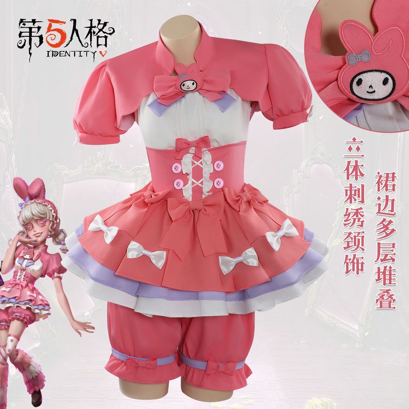 Identity V cosplay Cheerleader cosplay costume and wig shoes