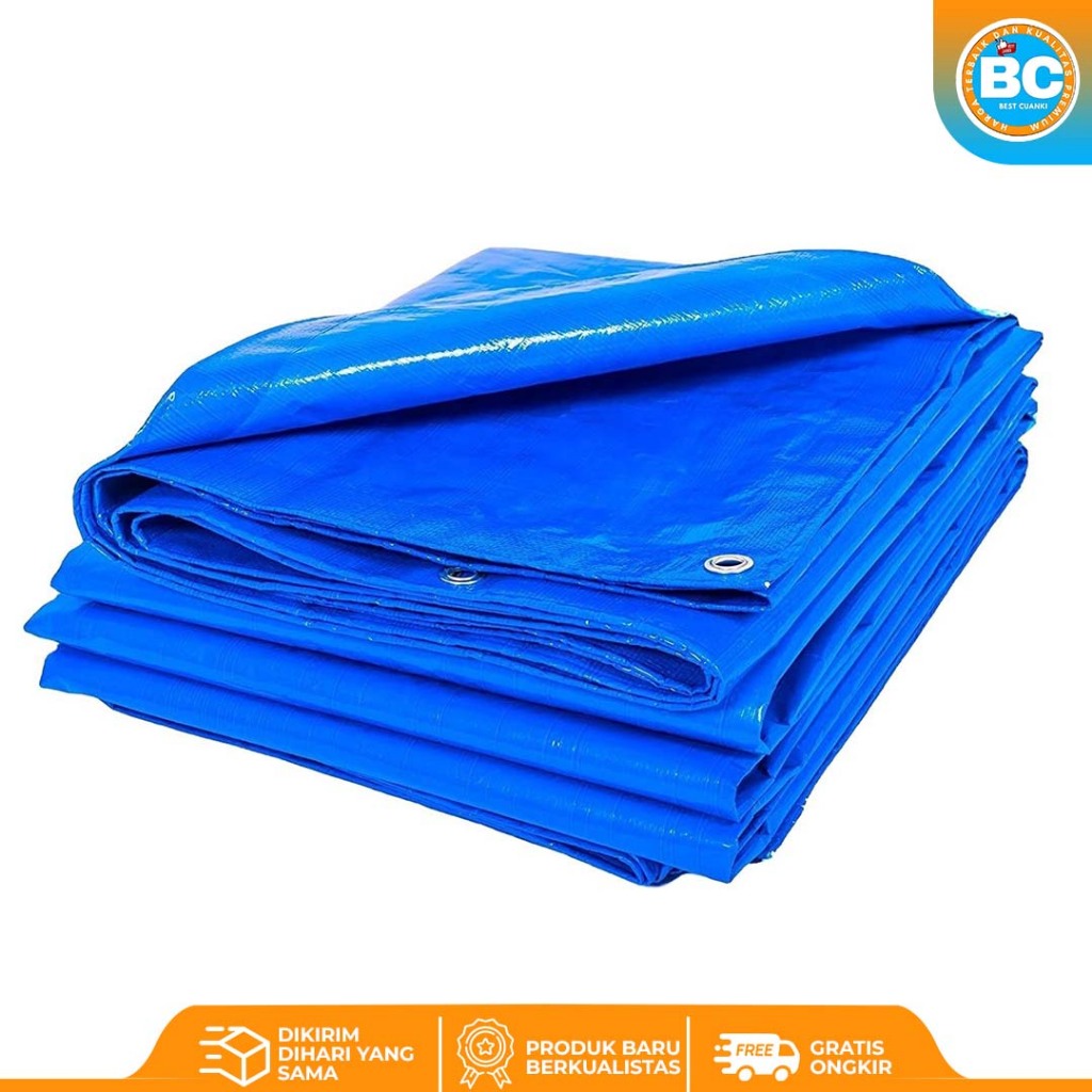 Terpal Jadi A5 A8 A12 Ukuran 2x3 4X6M 5X7M 6X8M Ring tebal terpal biru orange Korea Super Tebal terp