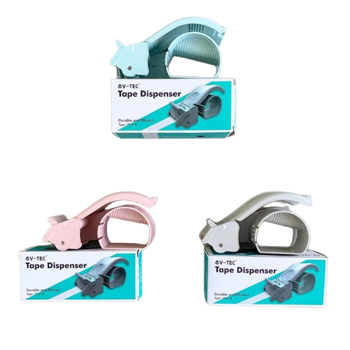 

Tape Dispenser Lakban OPP Tanpa Pengunci VT 218 - Tape Cutter V-Tec - Alat Potong Isolasi Besar Warna Mengkilap