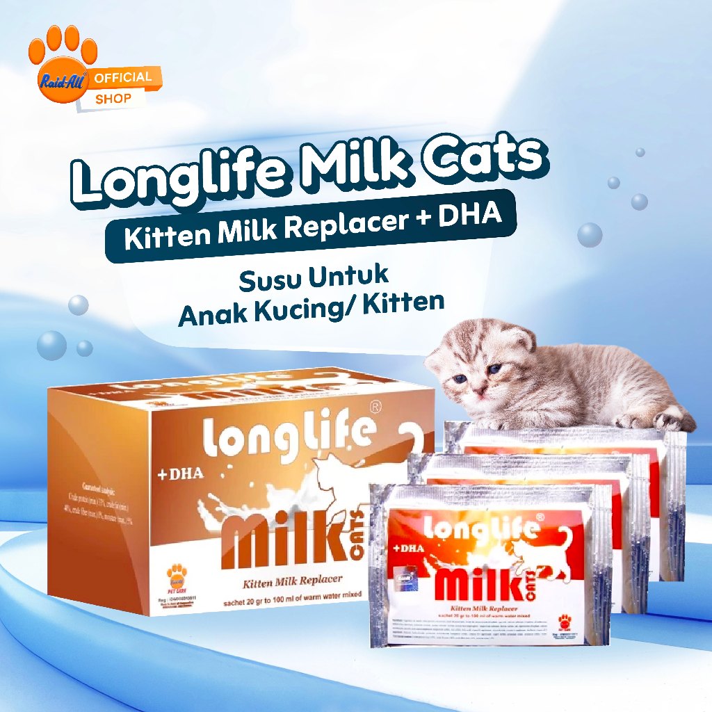 RAID ALL - Longlife Kitten Milk Replacer + DHA (Kitten)
