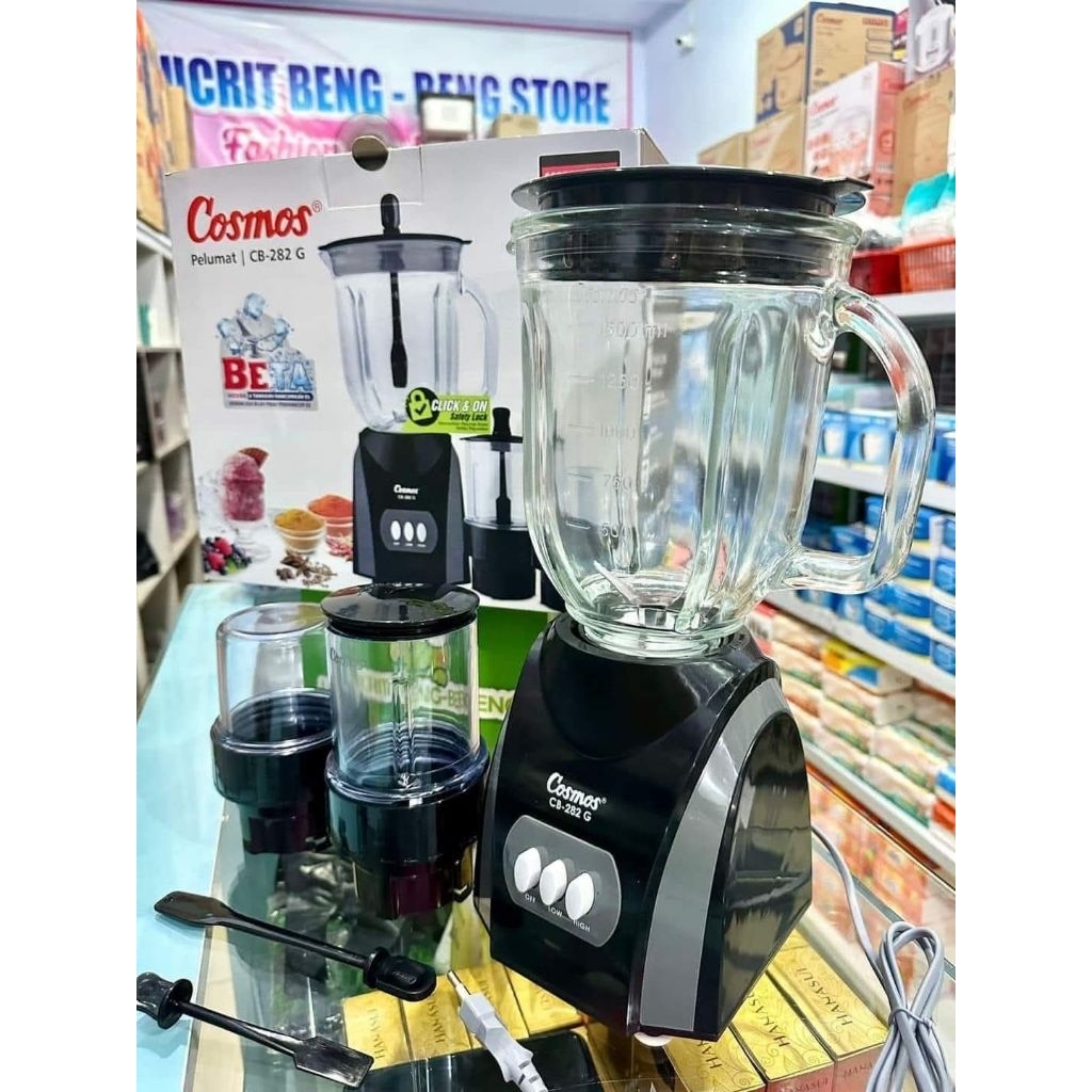 Blender Cosmos CB-282 3in1 Bahan Kaca / Cosmos Blender Kaca