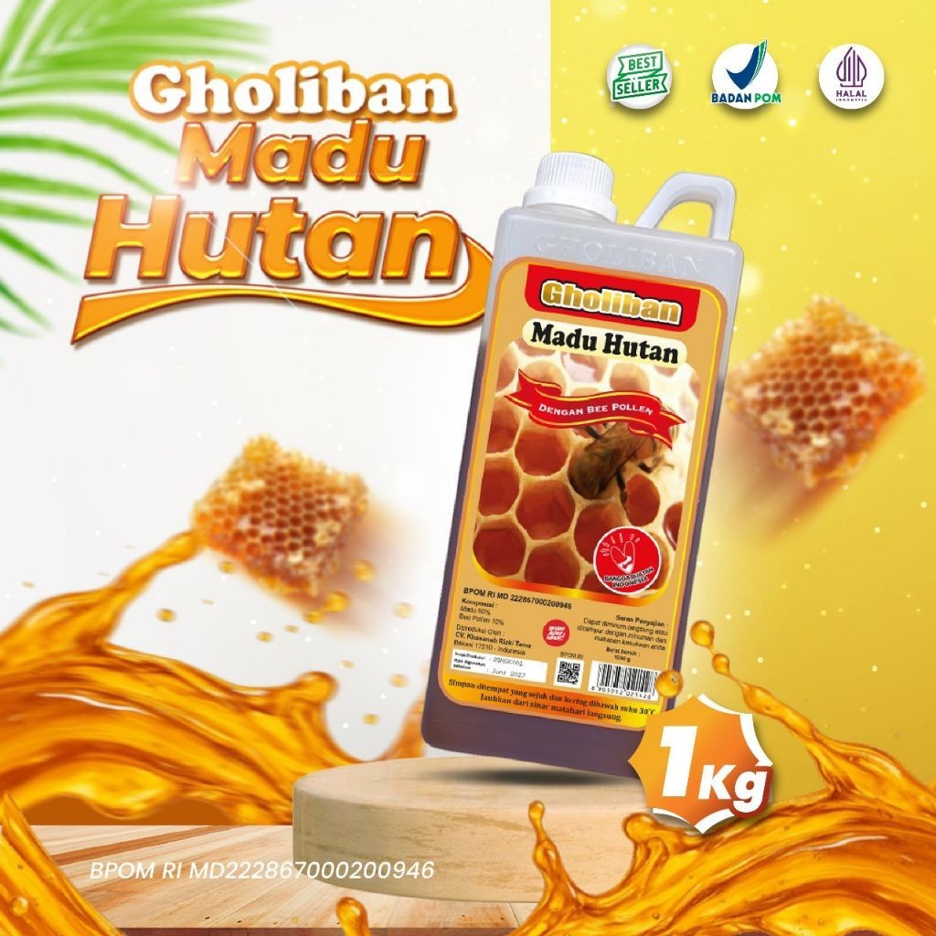

Madu Hutan Kalimantan Gholiban 1Kg & 500Gr Kemasan Baru