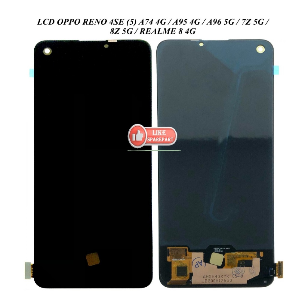 LCD TOUCHSCREEN OPPO RENO 4SE (5) A74 4G / A95 4G / A96 5G / 7Z 5G / 8Z 5G / REALME 8 4G / OLED / FU