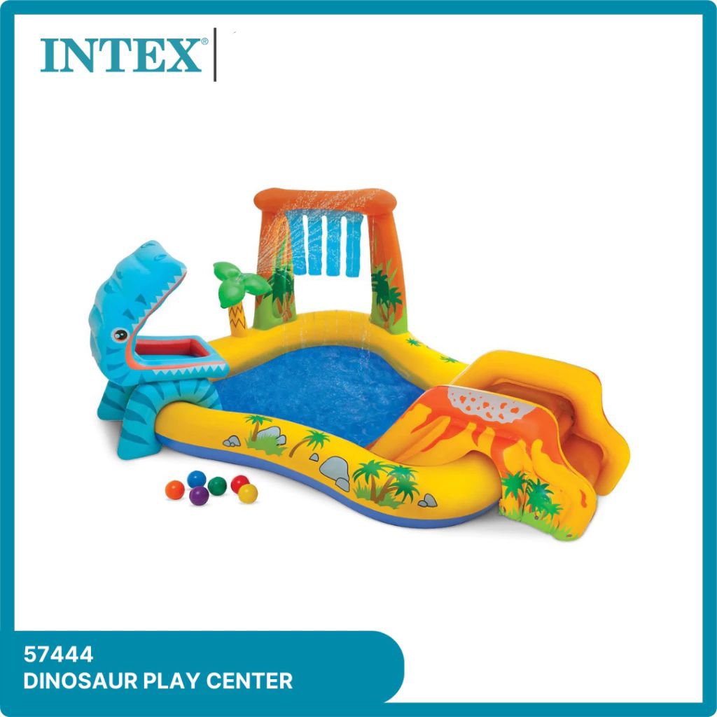 Intex - 57444 Kolam Renang Anak Dinosaur Play Center Pool