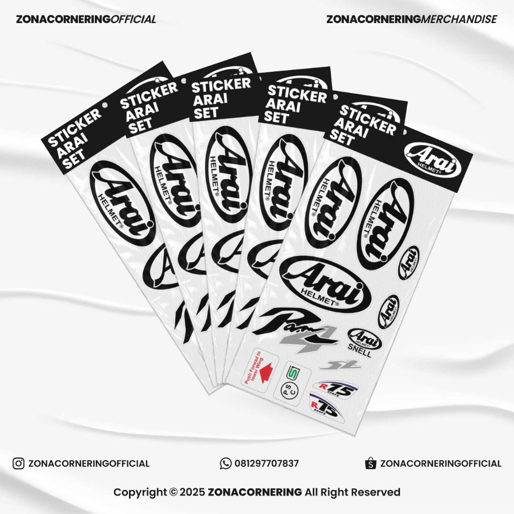 Sticker Arai Set