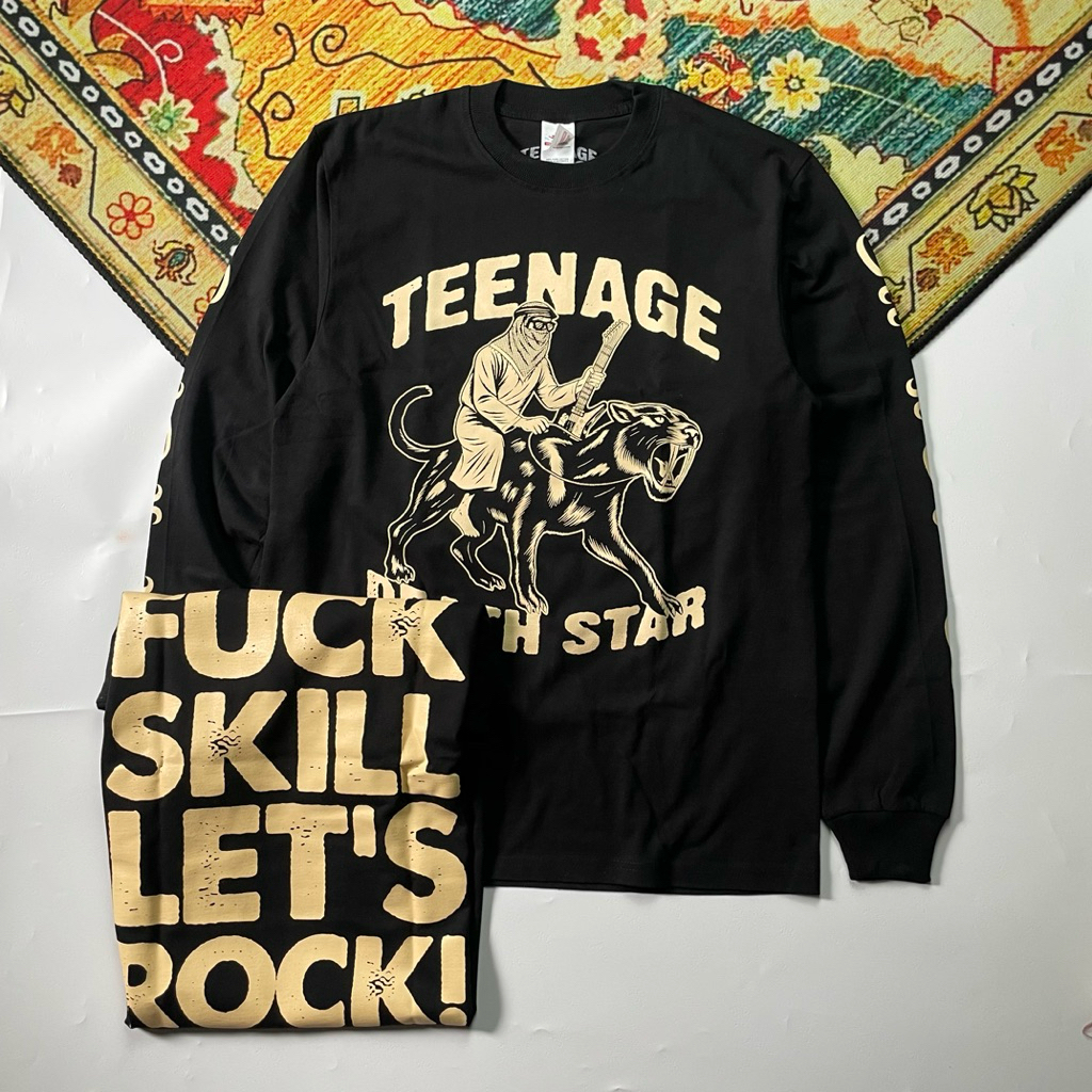 Kaos Band TEENAGE DEATH STAR 'FUKK SKILL' LS Original Merchandise