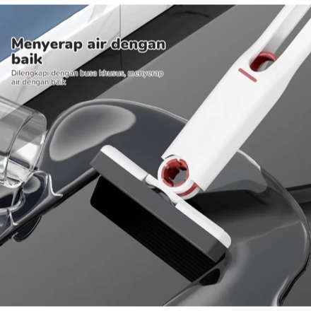 Alat Pel Mini Portable Lipat Pembersih Meja Kaca Etalase Kitchen Set Serbaguna