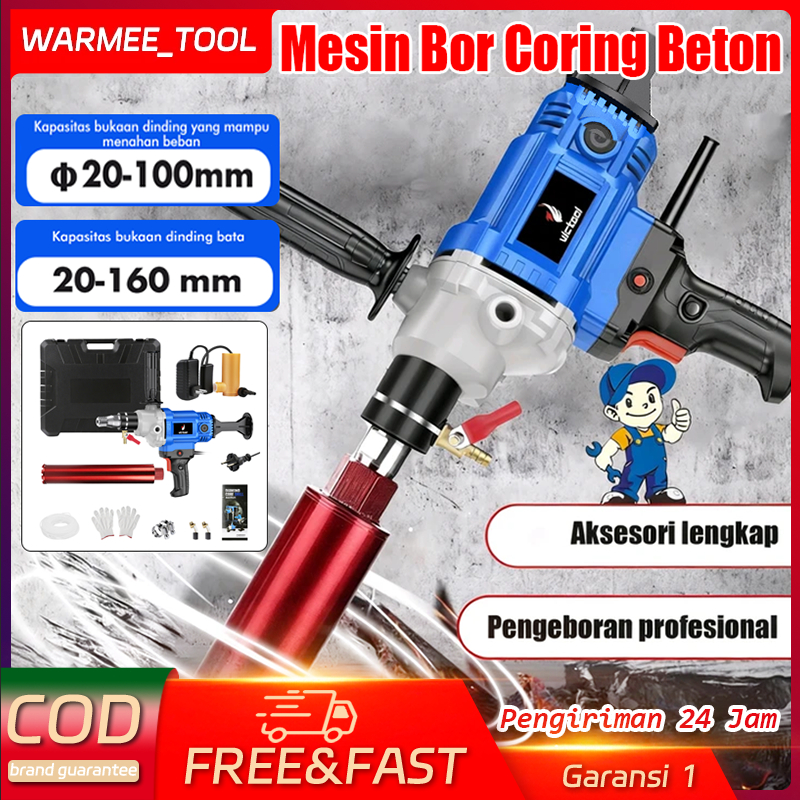 WARMEE Mesin Bor Coring Beton Rig Bor Air Listrik Diamond Core Drill Mesin Multifungsi Pengeboran Pr