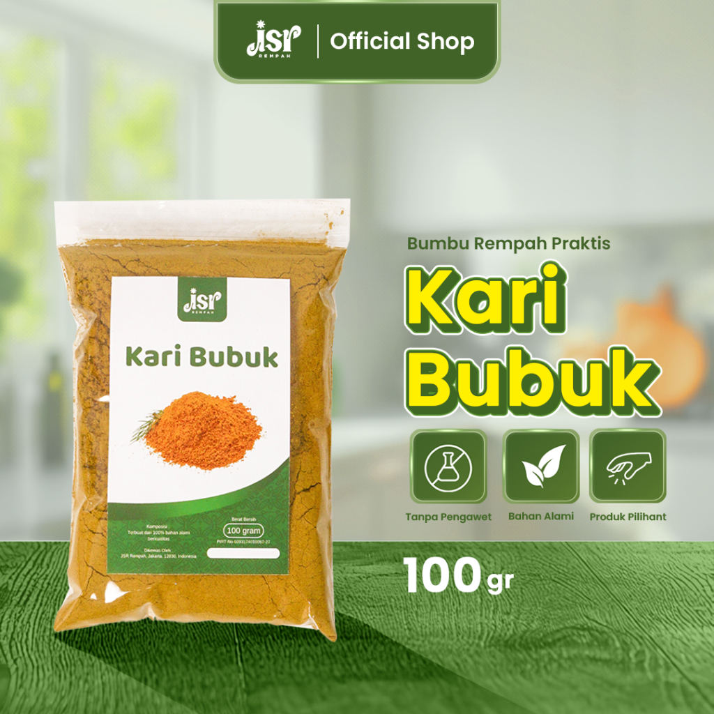 

Kari Bubuk/Bubuk Kare/Curry Powder JSR Rempah 100 Gram