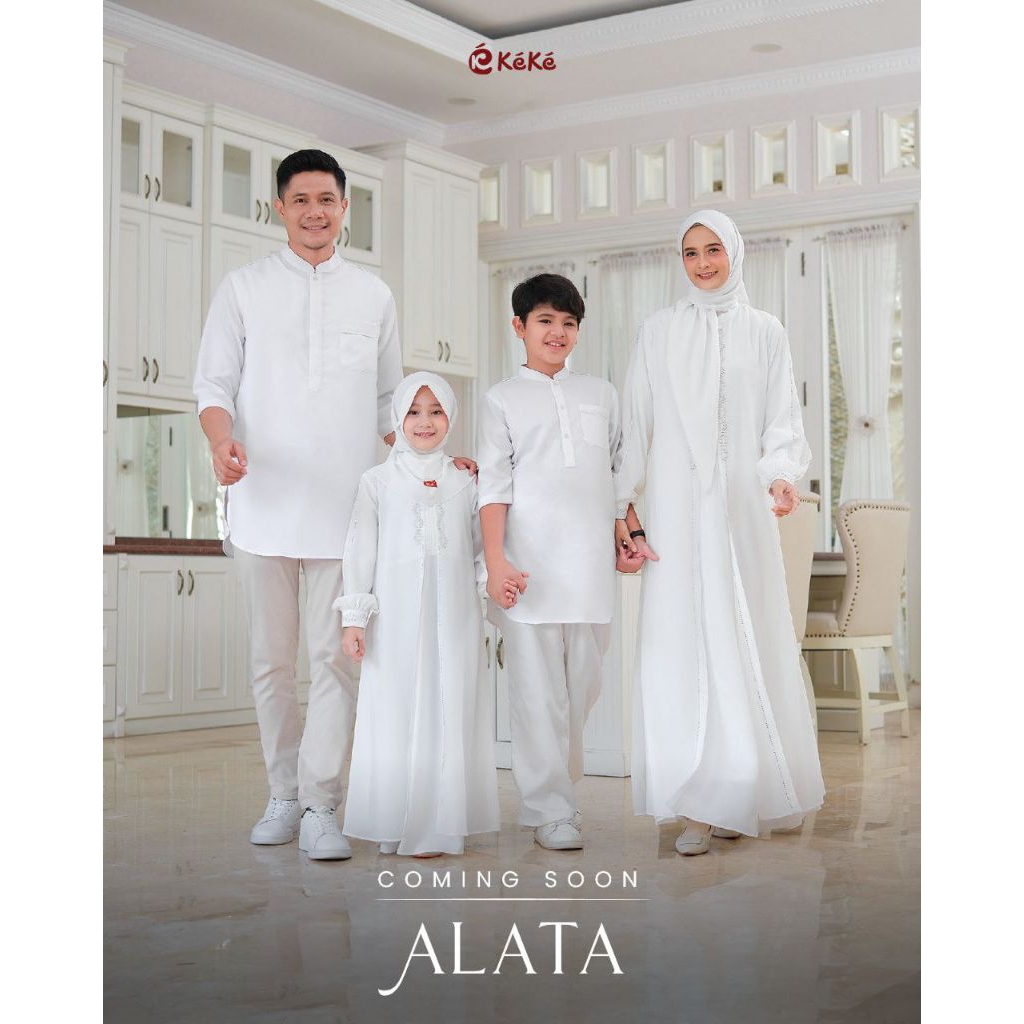 Sarimbit Putih Baju Anak Putih Gamis Putih Alatta