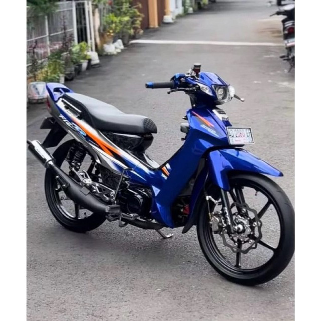 STRIPING FIZR LE LIMITED EDITION STIKER FIZ R BIRU SILVER